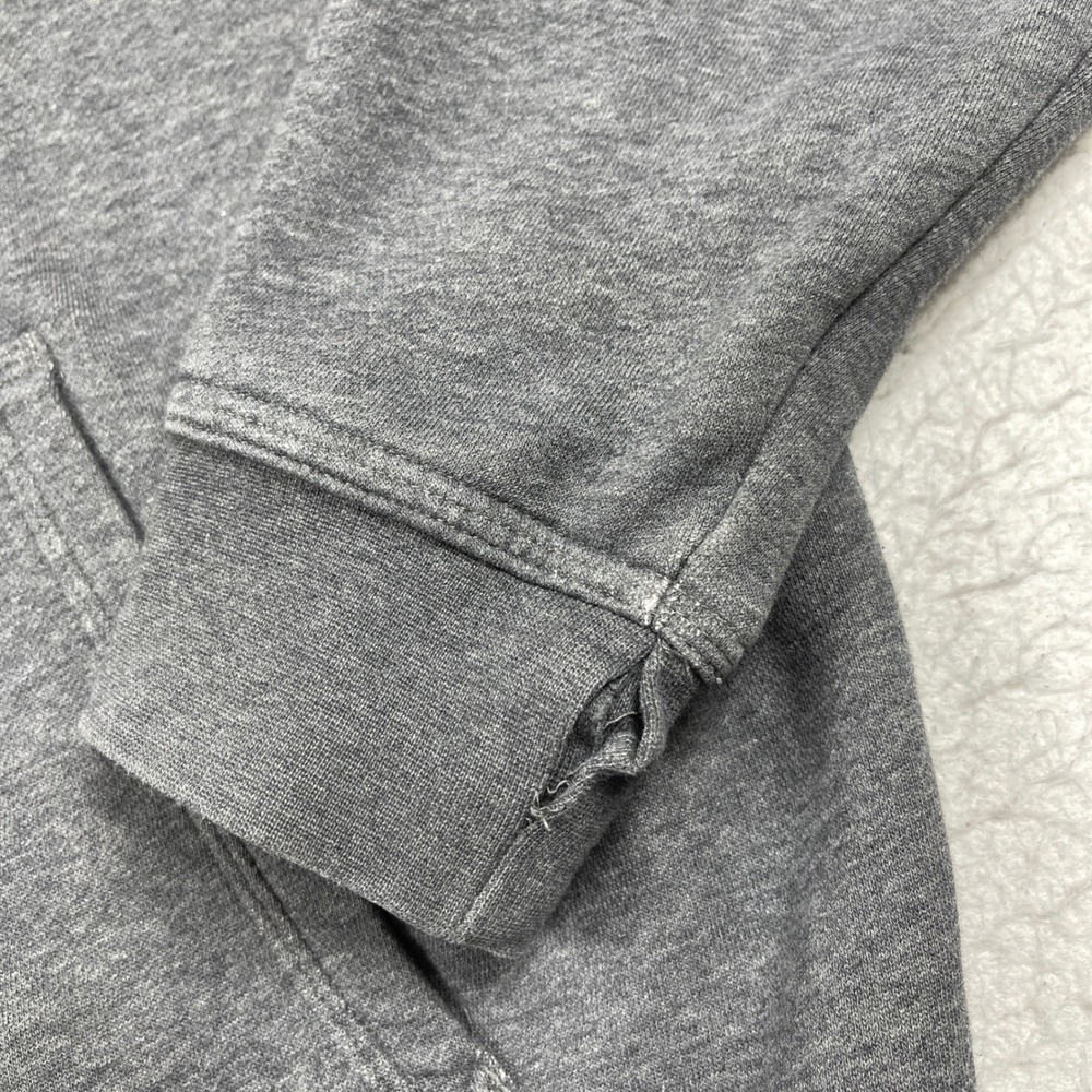 Nike Hoodie Mens Large‎ Grey Pullover Sportswear Club Fleece Swoosh Logo - Picture 9 of 10
